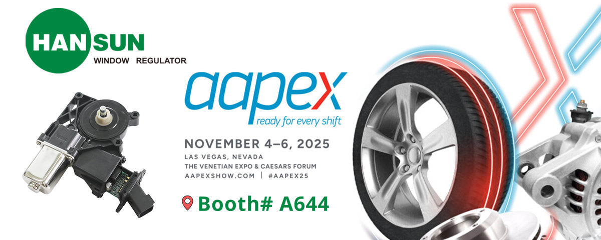 Han Yale Ind. Co., Ltd. presenta soluciones avanzadas de motores inteligentes y reguladores de ventanillas en la feria AAPEX SHOW 2025