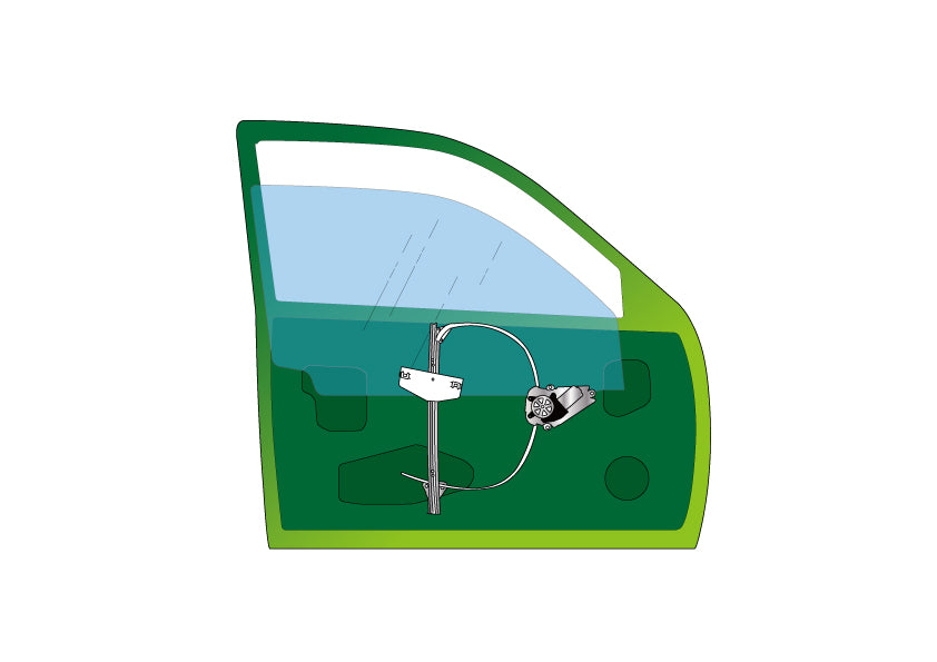 Han Yale Goldie system window regulator